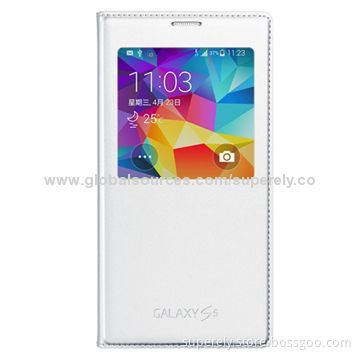 Leather Case for Samsung Galaxy S5 with Multiple Colors